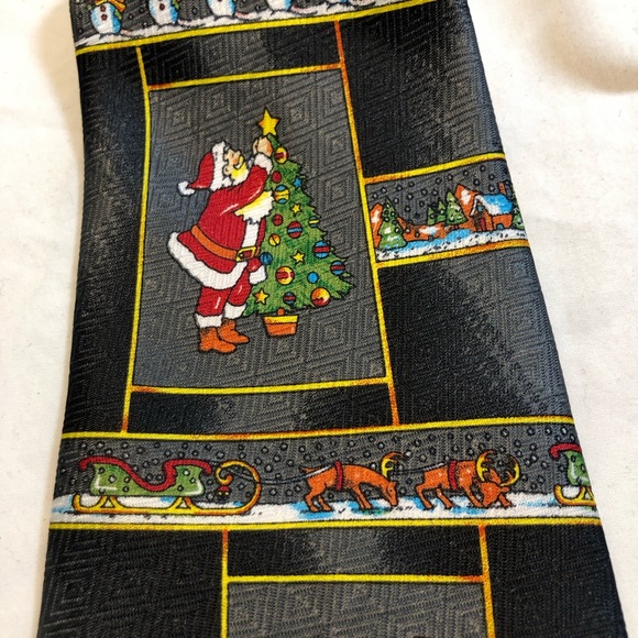 Graham Ashley London Santa Christmas Tie - Picture 3 of 7